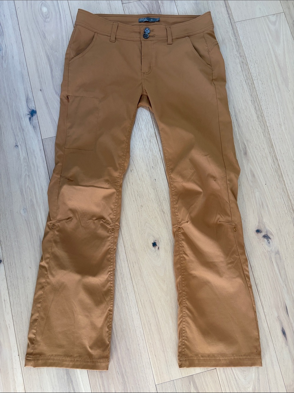 Prana Halle Women's Boot Cut Pants in Caramel Brown